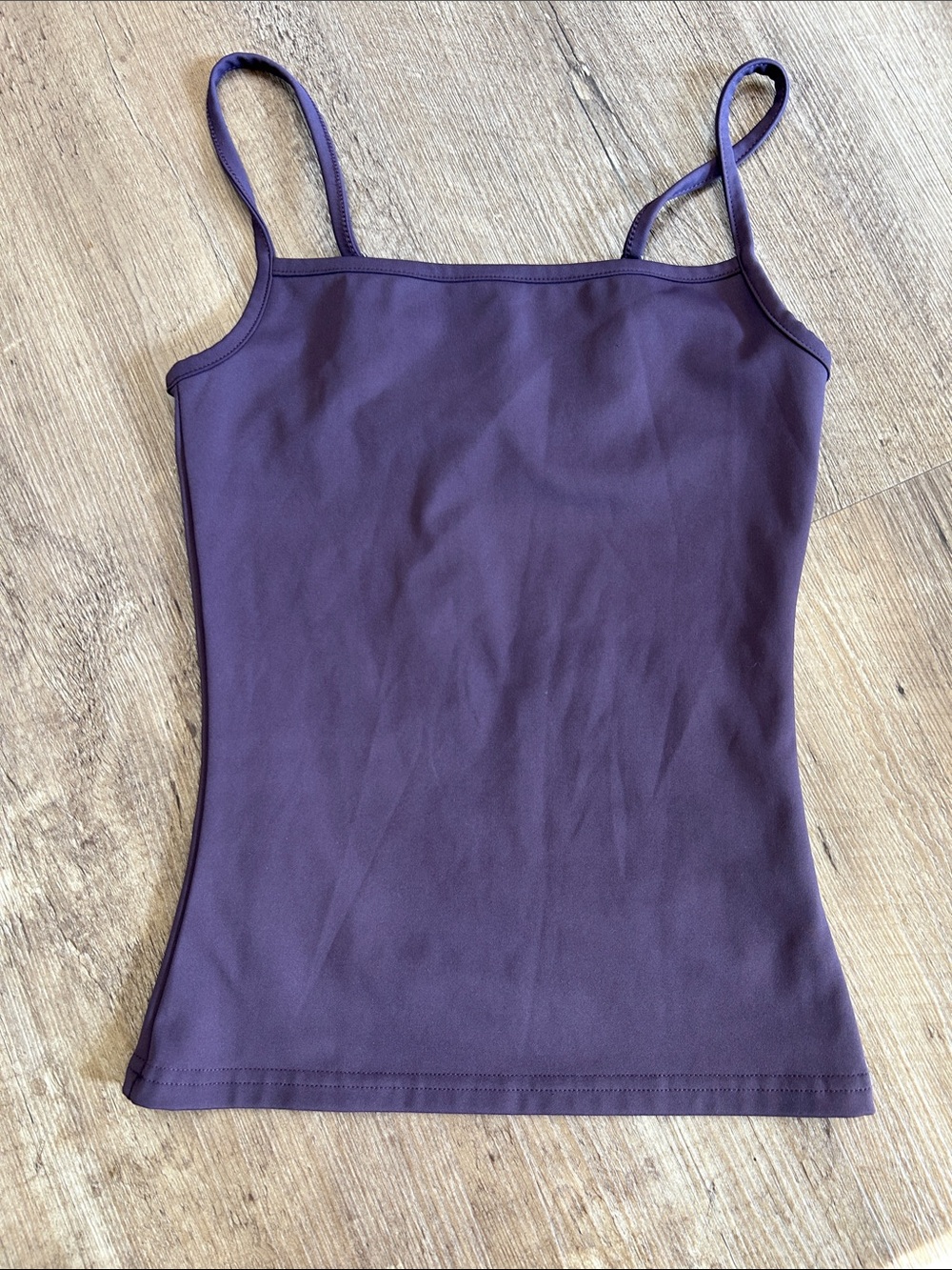 Edikted Deep Plum Spaghetti Strap tank top